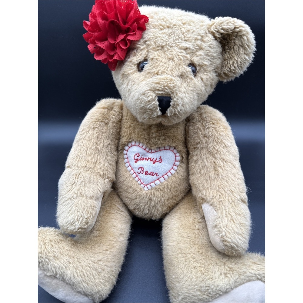 The Vermont Teddy Bear Company 1992 Jointed Brown Bear 20 Inches Excel Condition